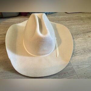 Cream Wool Felt Western Cowboy Hat Calgary Stampede